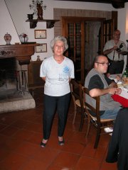 Eleonora Salvagni ospite e
organizzatrice del Simposio
Convivio a Bassiano
(11616 bytes)